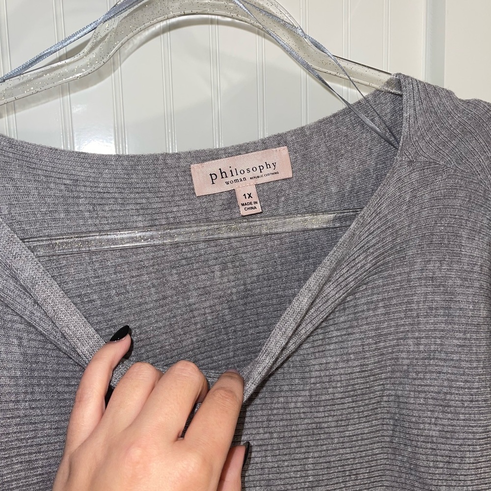 Grey sweater